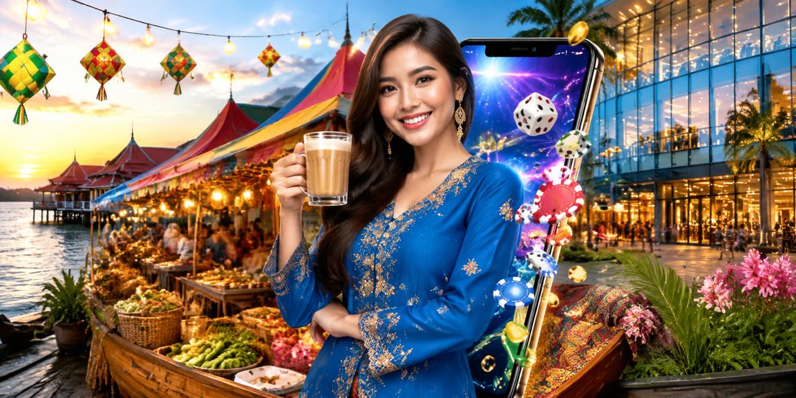 Pengguna di Kota Bharu menggunakan telefon pintar dengan kawalan diri semasa bermain di platform 9club