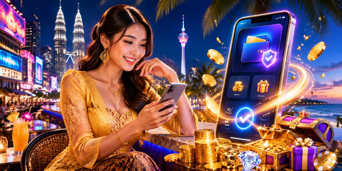 Pengguna wanita di Kuala Lumpur bermain kasino dalam talian dengan bertanggungjawab melalui 9club